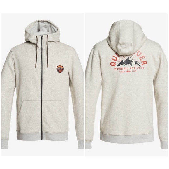 Quiksilver Other - Quiksilver ‘Big Logo Snow’ Tech ZIP Hoodie